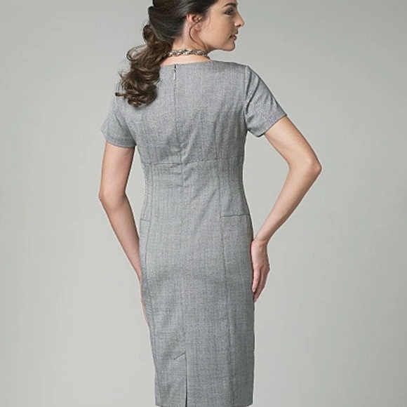 Vogue V1222 Anne Klein American Designer Sewing Pattern Fitted Dress Sz 14-20 - Picture 3 of 6